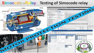 MOTOR PROTECTION TESTING  SIMOCODE RELAY TESTING  TAMIL  motortesting  relay  protection [upl. by Ridglee]