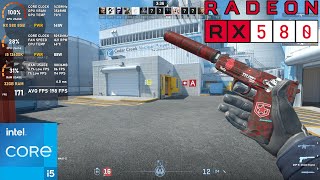 RX 580 8GB  Counter Strike 2  1080p Low Graphics [upl. by Amme]