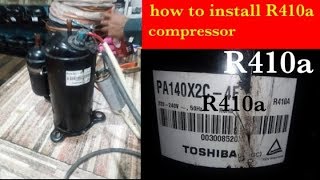 R410a  r410a compressor  r410a gas charging  FT Tech [upl. by Lazes]