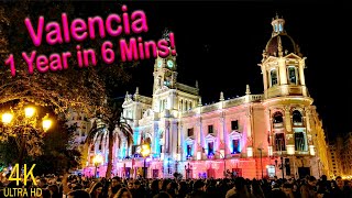 VALENCIA SPAIN NEW INCREDIBLE CITY 1 YEAR IN 6 MINUTES Travel Guide [upl. by Mccreary]