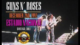 Guns N Roses  December 2nd 1992  Estadio Nacional Santiago Chile TV Chile [upl. by Anilah91]