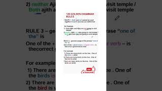 120 GRAMMAR RULES ENGLISH  RULE 2 amp RULE 3 [upl. by Aley]