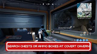 Search Chests Or Ammo Boxes At Covert Cavern  The Foundation Quests  Fortnite Chapter 3 Season 1 [upl. by Aitnahs67]