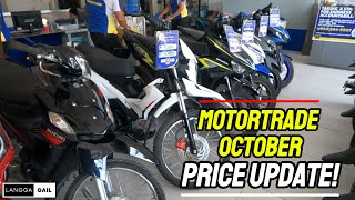 Motortrade October 2024 Price Update Monthly Cash Downpayment All Units Langga Gail [upl. by Adnov]