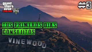 GTA V Online  Guía  Tus primeros días pequeños consejos y ¿que hacer  3 [upl. by Cynarra247]