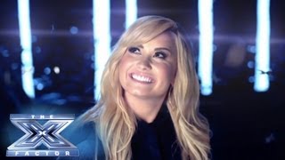 The Top 10 Girls Dish on Demi  THE X FACTOR USA 2013 [upl. by Narmak]