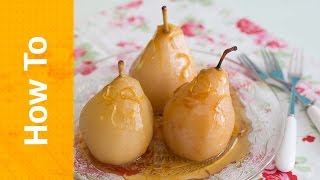 How To Make Poached Pears [upl. by Atteuqihc827]