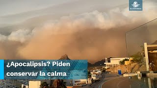 Impresionante tormenta de arena azota a Guaymas y Empalme [upl. by Eimyaj394]