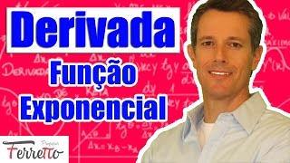 Derivada da Função Exponencial Aula 12 [upl. by Adnolohs]