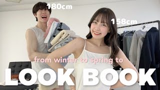 カップルの可愛すぎるデートコーデ♡｜春まで着れる｜プチプラ｜LOOKBOOK [upl. by Elhsa]