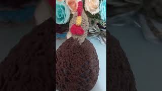 Peso de porta da galinha 🐔 crochet [upl. by Caravette]