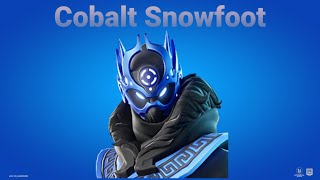 Cobalt Snowfoot Skin Combo  Fortnite [upl. by Anytsirhc]