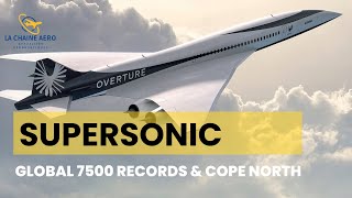 LCA30  Boom Supersonic Exercice Cope North Bombardier Global 7500 bats des records [upl. by Kwon]