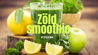 IMMUNERŐSÍTŐ VEGÁN ZÖLD SMOOTHIE recept reggelire hogy a vírusok téged is elkerüljenek [upl. by Yelreveb877]