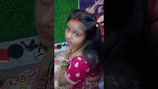 Lal gharara party wear hairstyleshortvideo song [upl. by Chill]