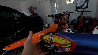 2023 KTM 450 SXF Factory Edition  Full FMF Exhaust Unboxing Install Sound [upl. by Mallorie]