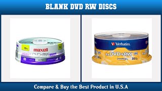 Top 10 Blank DVDRW Discs to buy in USA 2021  Price amp Review [upl. by Frulla909]