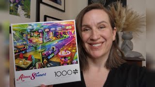 Puzzles Set to Music Buffalo Aimee Stewart Blacklight Bowling 1000 pieces [upl. by Icrad]