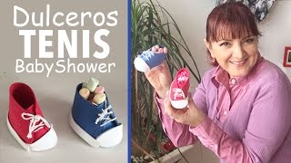 Tenis Dulceros Baby Shower  Chuladas Creativas [upl. by Yrrad]