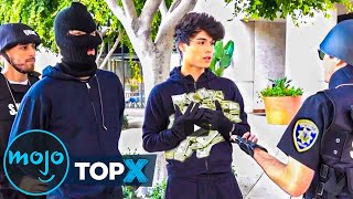 Top 10 Times YouTube Pranksters Faced Justice [upl. by Eylatan]