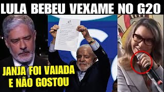 JANJA E LULA BEBADOS NO G20 FALARAM DEMAIS E O FIASCO FOI GRANDE NA GLOB0 [upl. by Aerbma856]