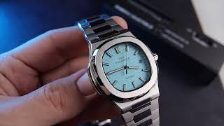 A 3 Million Dollar Homage Watch The Didun Design Tiffany Nautilus Review homagewatch watchreview [upl. by Yralam]