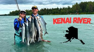 Flossing the Best Tasting Salmon in the WORLD Kenai River Sockeye Fishing [upl. by Hillard172]