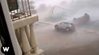 Tragic Horrific Natural Disasters Caught On Camera As Hurricane Milton Passes [upl. by Anib]