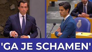 Rob Jetten WOEDEND op Thierry Baudet [upl. by Ahsekad]