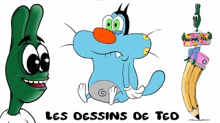 COMMENT DESSINER OGGY  OGGY ET LES CAFARDS  TUTO DESSIN [upl. by Acinat378]