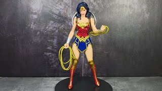 Wonder Woman Statue Mcfarlane Jim lee 12 Inch Review [upl. by Bouchard]