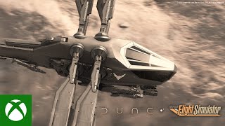 Microsoft Flight Simulator  Dune Expansion Announce Trailer  4K [upl. by Ly]