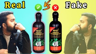 Bio Amla Shampoo Original Vs Fake [upl. by Aehsal]