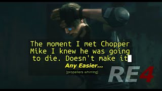 Chopper Mike Dies in Finale of RE4 Remake [upl. by Aneliram]