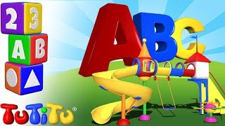 🅰️🅱️ ABC Musical com TuTiTu Recreio 🤩 Bebês Aprendem com Alegria 🎵 Aprender el Alfabeto en Inglés [upl. by Llertniuq]