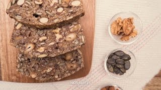 Schnelles LowCarb Brot mit Nüssen [upl. by Eninaj]