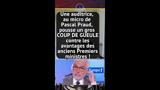 UNE AUDITRICE POUSSE UN GROS COUP DE GUEULE CONTRE LES AVANTAGES DES ANCIENS PREMIERS MINISTRES [upl. by Ankeny215]