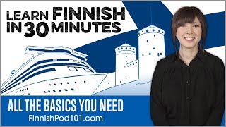 Learn Finnish  Finnish in Three Minutes  Do you speak English [upl. by Spoor]