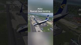 Thank you for flying Ryanair ryanair butterlanding best aviation foryou viralshorts [upl. by Eeraj]