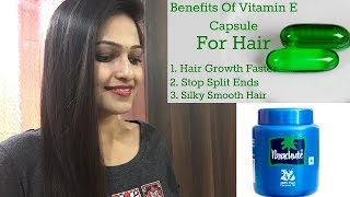 How to Grow Hair Fast and Stop Hair Fall  Home Remedy  Healthy Hair  Vitamin E  Coconut Oil F3 [upl. by Bouley]