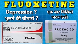 Fluoxetine capsule tablet 10mg 20mg use and detail in hindi  Prozac capsules [upl. by Corsiglia]