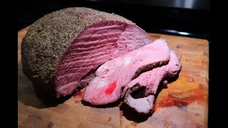 Smoked Top Sirloin Roast Grillaholics SPG Horseradish Traeger [upl. by Aeiram429]