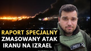 Zmasowany atak rakietowy Iranu na Izrael Raport specjalny [upl. by Kir620]