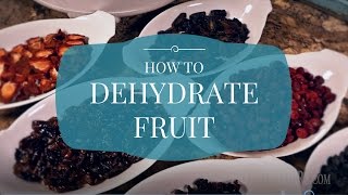 How To Get Started Dehydrating Fruit [upl. by Pani]