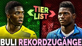 Wir ranken BundesligaRekordtransfers Calcio Berlin TIERLIST [upl. by Moazami307]