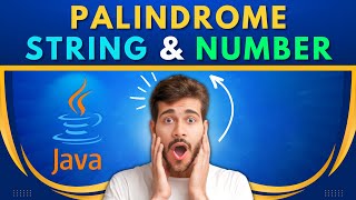 JAVA Tutorial  How to Write Palindrome Program in Java [upl. by Hgielram161]