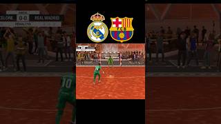 REAL MADRID 🆚 FC BARCELONA 🔥 realmadrid fcbarcelona challenge [upl. by Akenna]