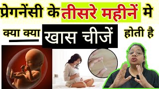 3rd Month of Pregnancy  Diet Ultrasound baby growth symptoms pregnancy [upl. by Redwine737]