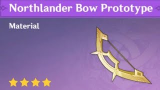 TRICK HOW TO GET NORTHLANDER BOW BILLET Genshin Impact [upl. by Rolyak660]