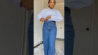 Three ways to style an oversized button down shirt Which is your favorite 12 or 3 grwm [upl. by Parthena]